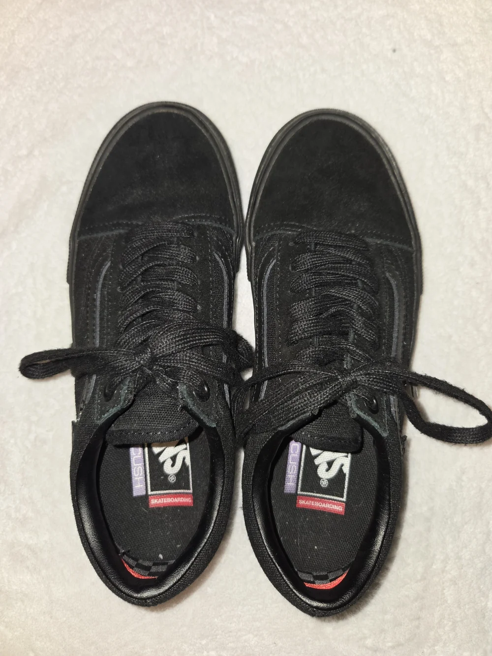 Vans Black Canvas Sneakers with Gum Outsoles